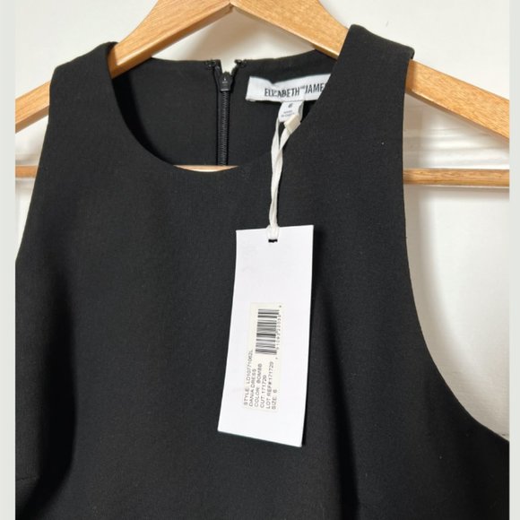 Designer Ostrich Feather Short Black/Blue Ombre Dress Size 4 MSRP $565 - Picture 7 of 8